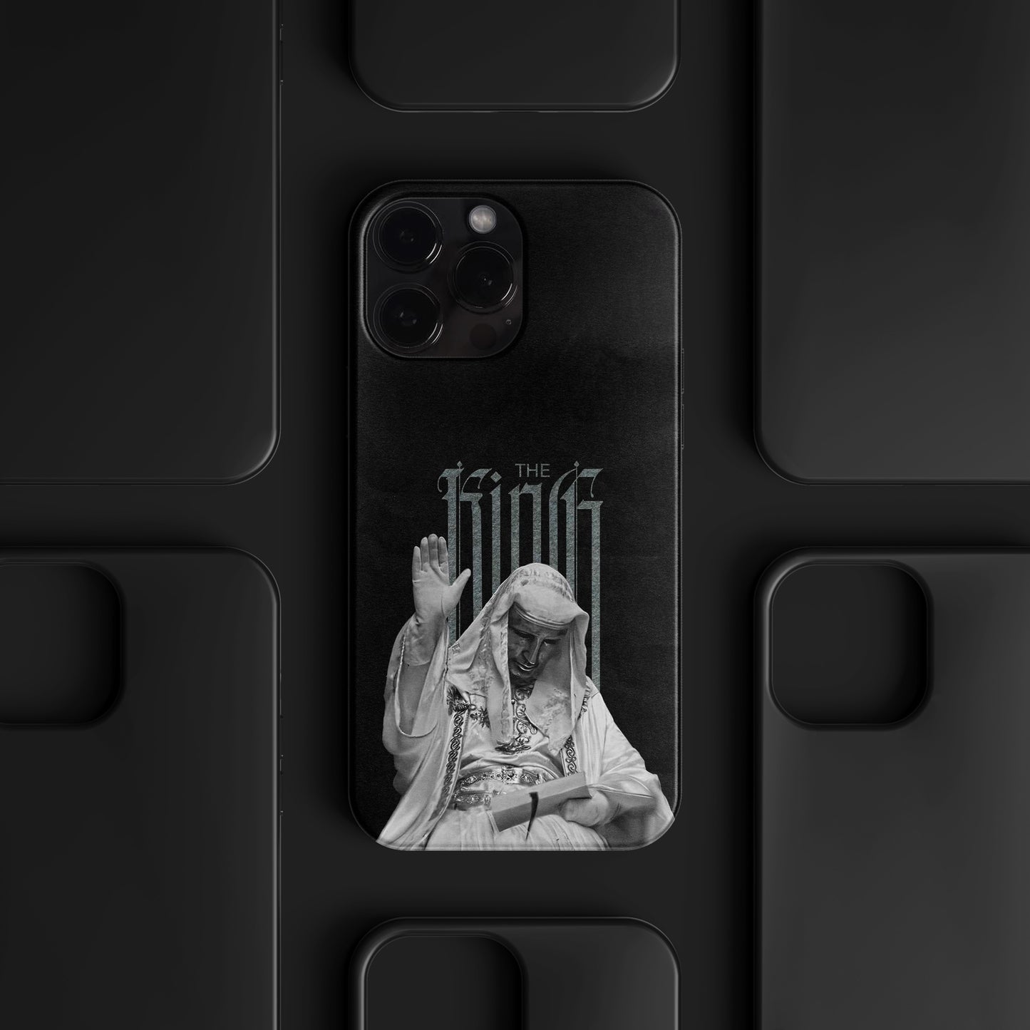 BERNZ "The King" Typography Tasarım Telefon Kılıfı – King Baldwin Serisi