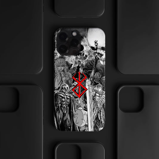 BERNZ "Brand of Sacrifice Collage" Tasarım Telefon Kılıfı – Berserk Serisi
