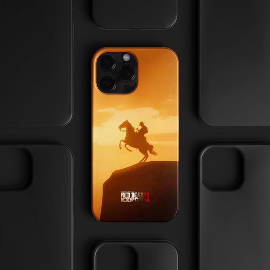 BERNZ "Rearing Horse Legacy" Tasarım Telefon Kılıfı – Red Dead Redemption Serisi