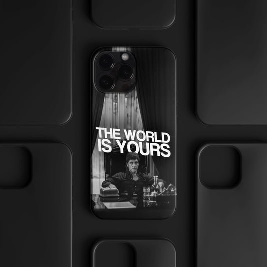 BERNZ "The World Is Yours Dark" Tasarım Telefon Kılıfı – Scarface Serisi
