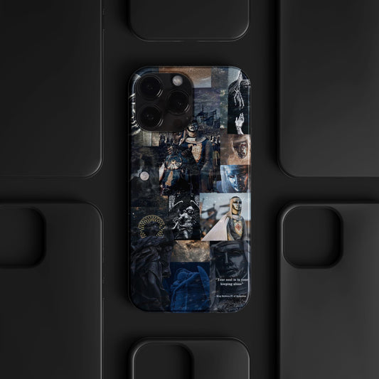 BERNZ "Soul Keeper Collage" Tasarım Telefon Kılıfı – King Baldwin Serisi
