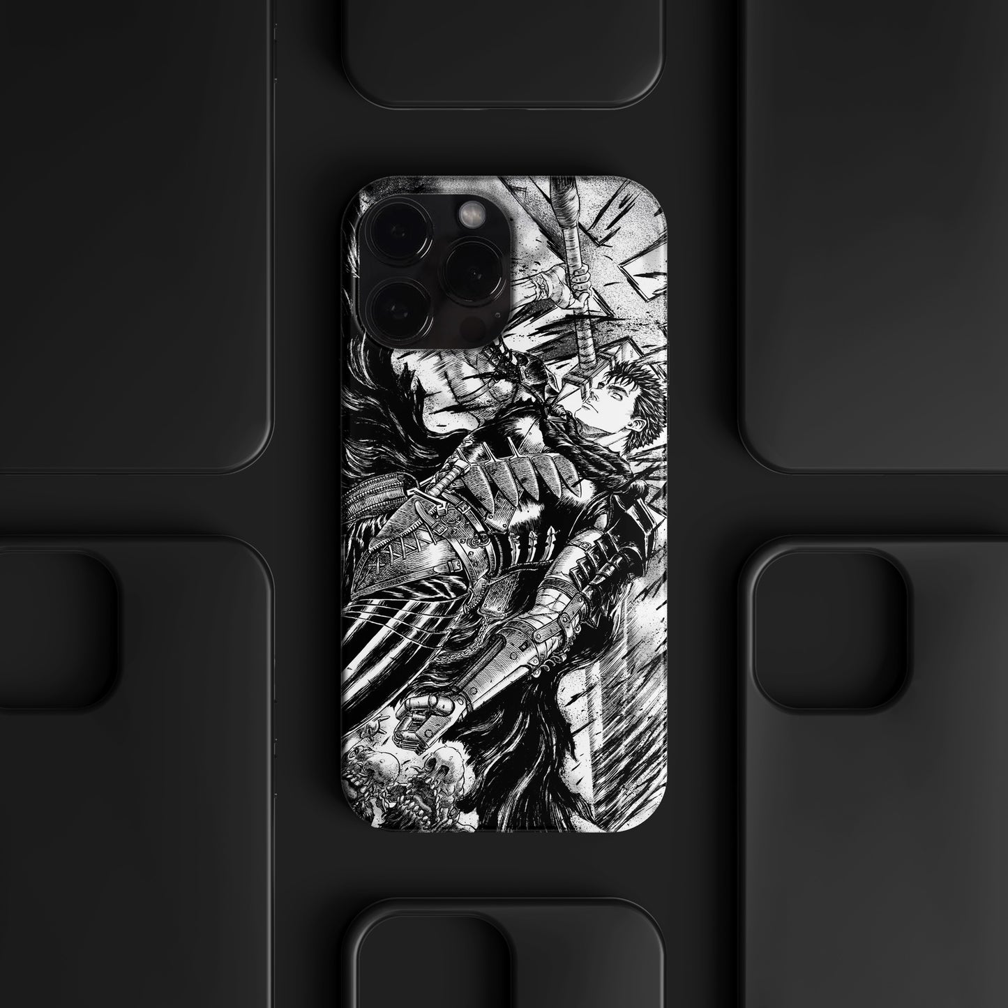 BERNZ "Berserker Armor Panel" Tasarım Telefon Kılıfı – Berserk Serisi