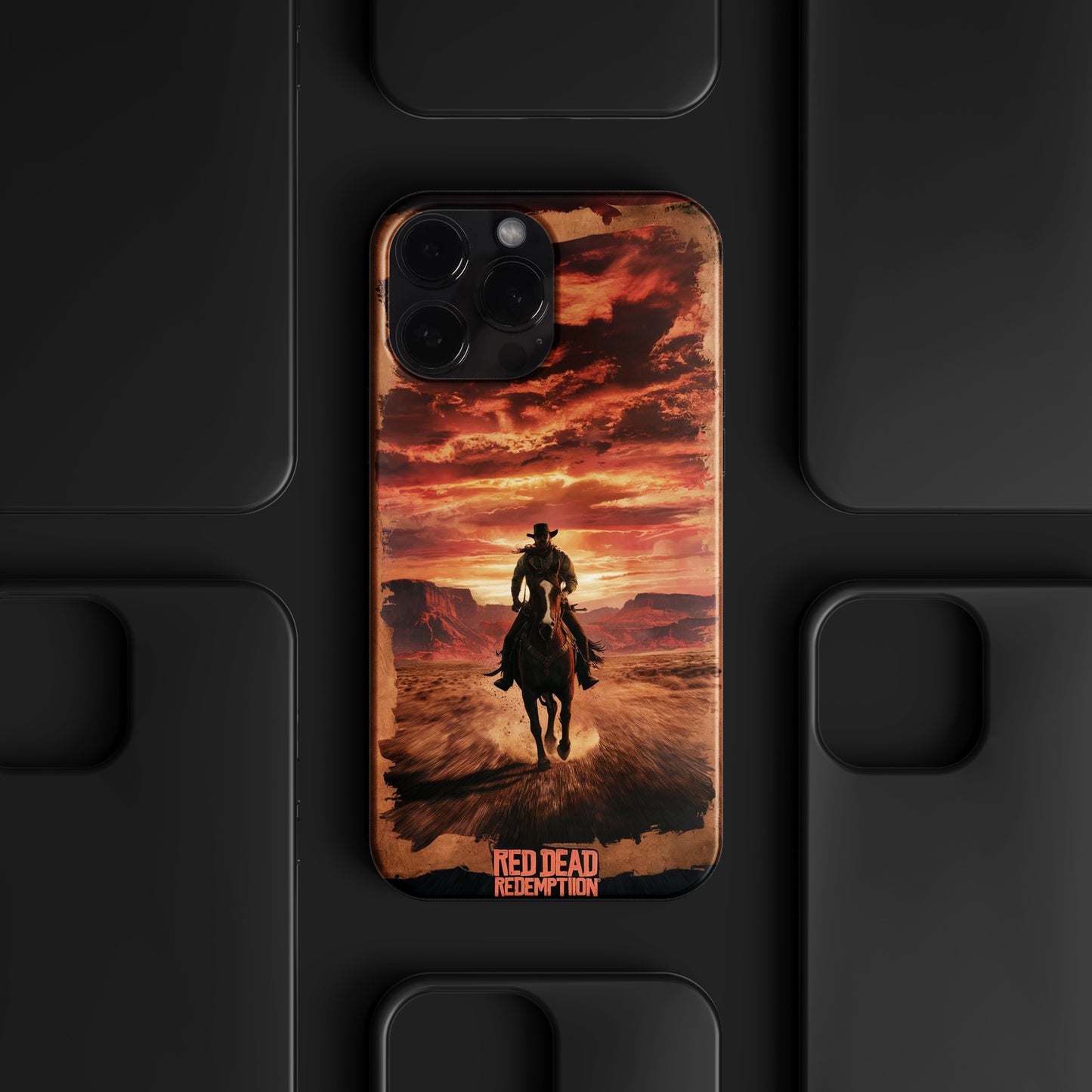 BERNZ "Riding to Redemption" Tasarım Telefon Kılıfı – Red Dead Redemption Serisi