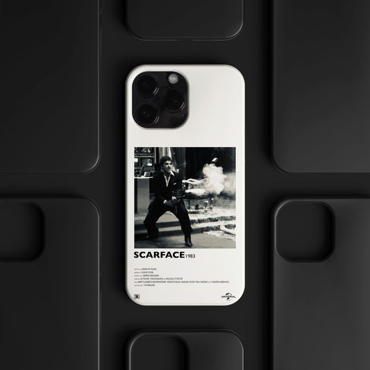 BERNZ "Say Hello Action Poster" Tasarım Telefon Kılıfı – Scarface Serisi