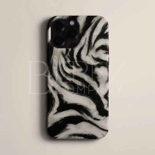 BERNZ "Zebra Print" Tasarım Telefon Kılıfı – Art Serisi