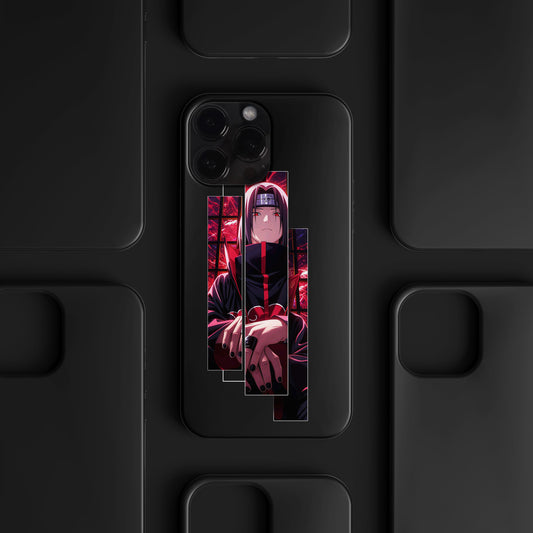 BERNZ "Crimson Throne Itachi" Tasarım Telefon Kılıfı – Anime Serisi