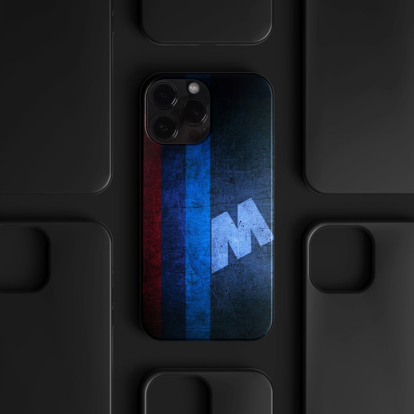 BERNZ "M Power Grunge Stripes" Tasarım Telefon Kılıfı – Araba Serisi