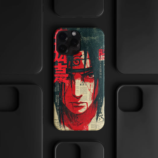 BERNZ "Red Ink Rogue" Tasarım Telefon Kılıfı – Anime Serisi