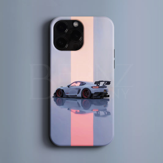 'Neon Cayman RS' Tasarım Telefon Kılıfı - Araba Serisi