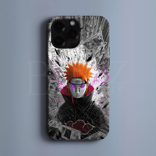 'Pain – Rinnegan Shock Manga' Tasarım Telefon Kılıfı - Anime Serisi