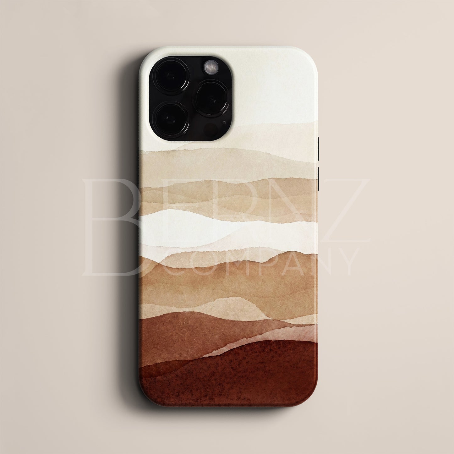 BERNZ "Earth Layers Abstract" Tasarım Telefon Kılıfı – Art Serisi