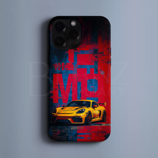 'GT4 CyberYellow' Tasarım Telefon Kılıfı - Araba Serisi