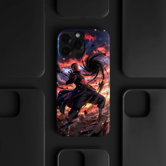 BERNZ "Dimensional Obito Mask" Tasarım Telefon Kılıfı – Anime Serisi