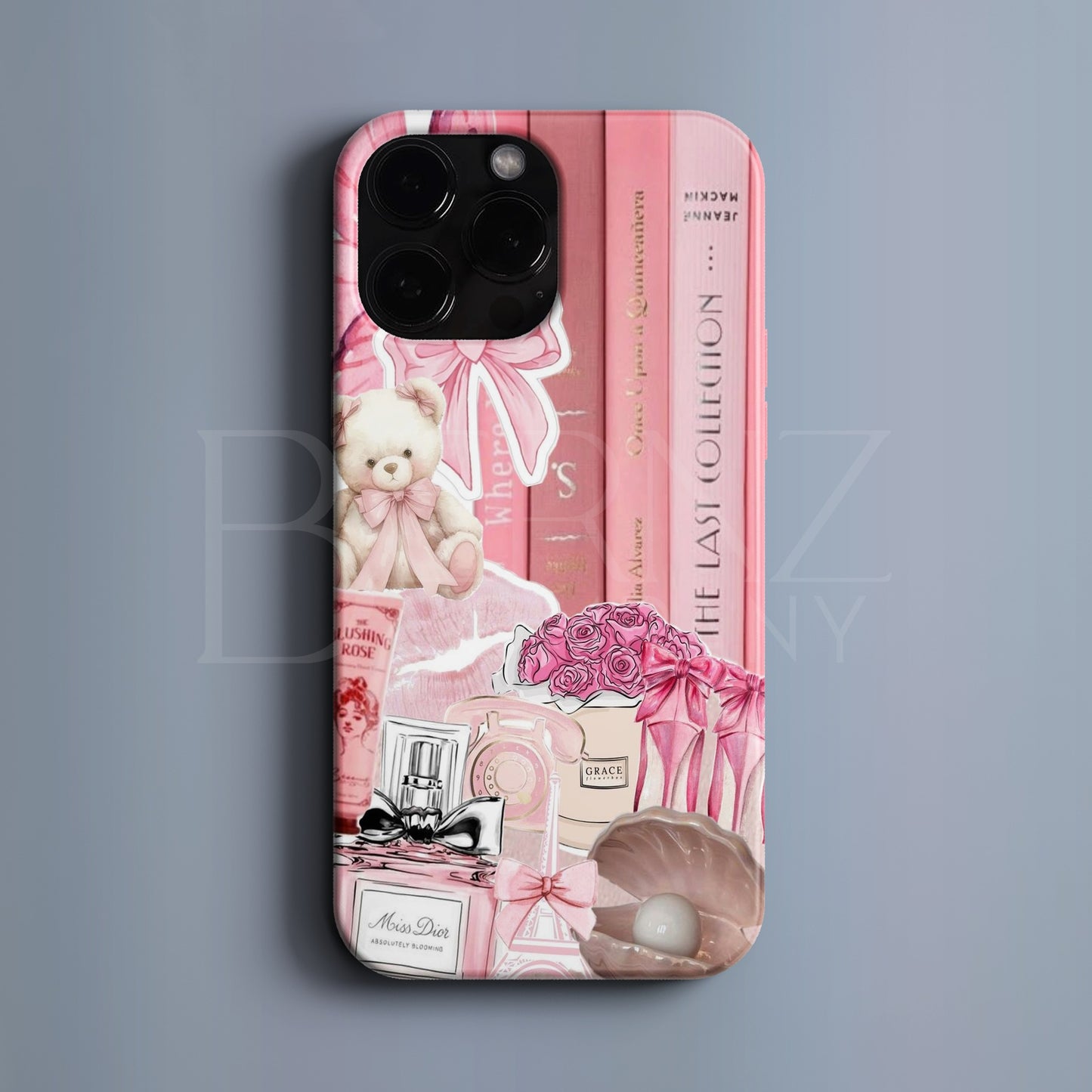 BERNZ COMPANY "Pembe Rüya Kolajı" Tasarım Telefon Kılıfı – Coquette Pembe Serisi