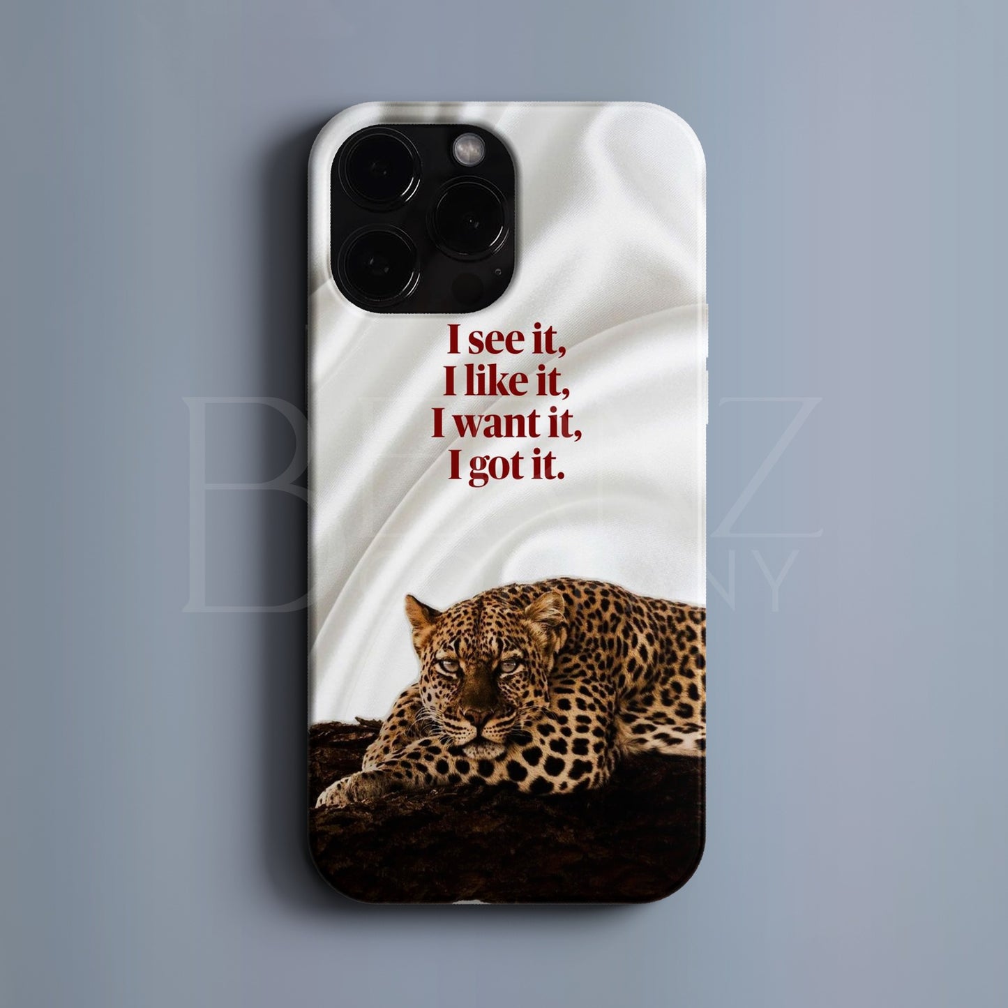 BERNZ COMPANY "Leopar Güç Sözü" Tasarım Telefon Kılıfı – Güç Serisi Serisi