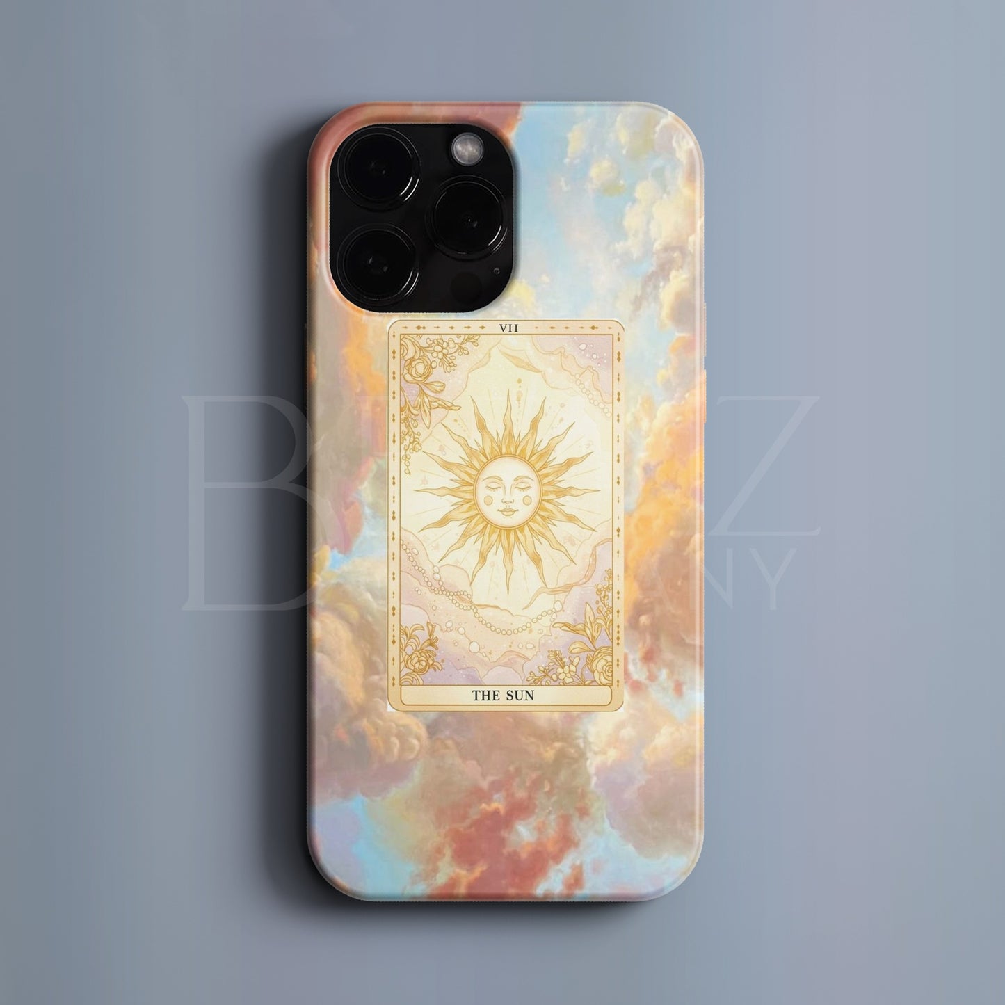 BERNZ COMPANY "Güneş Tarot Kartı" Tasarım Telefon Kılıfı – Mistik Tarot Serisi