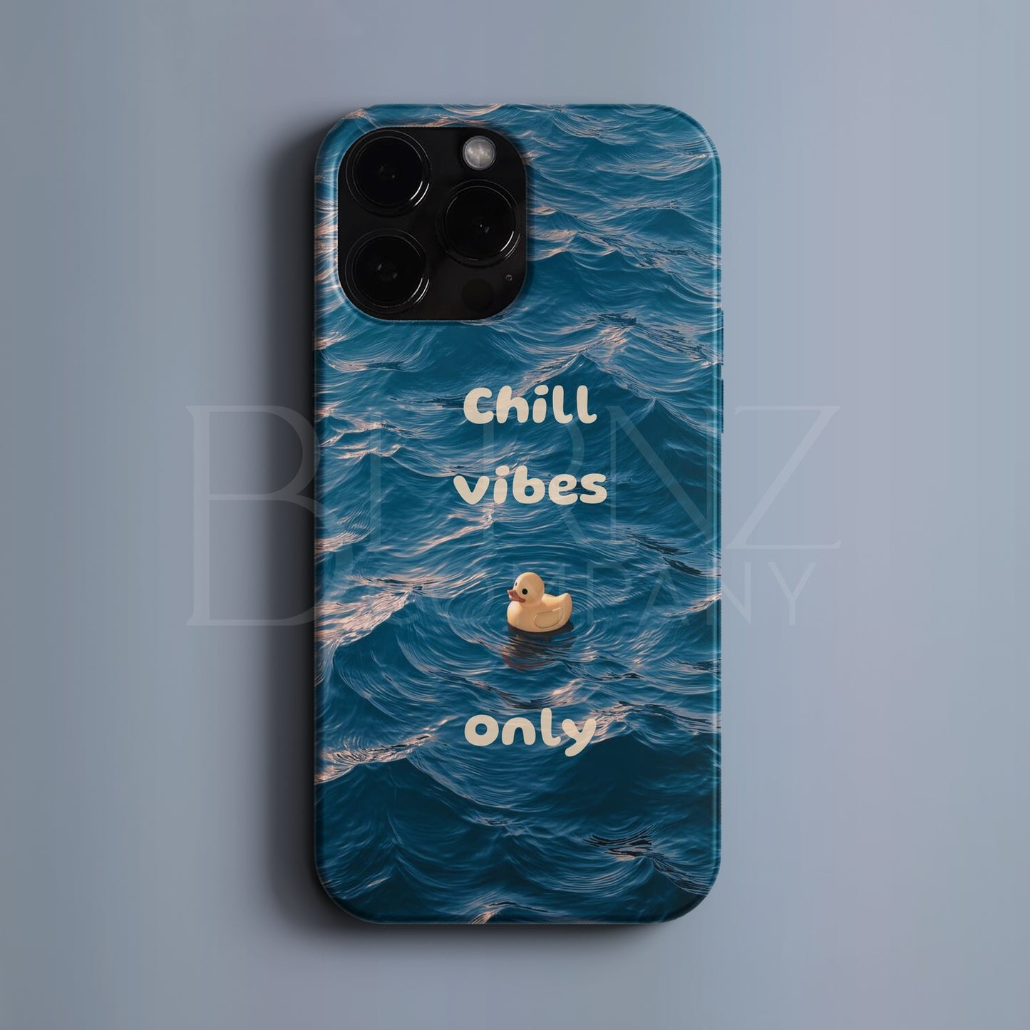 BERNZ COMPANY "Sakin Ördek Dalgası" Tasarım Telefon Kılıfı – Chill Serisi Serisi