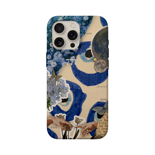 BERNZ COMPANY "Cosmic Evil Eye" Tasarım Telefon Kılıfı - Mistik Kolaj Serisi