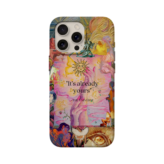 BERNZ COMPANY "Cosmic Manifestation Collage" Tasarım Telefon Kılıfı - Evren Serisi Serisi