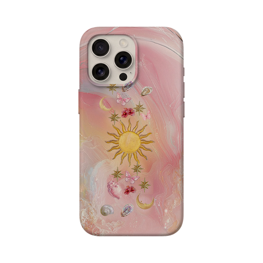 BERNZ COMPANY "Celestial Pink Dream" Tasarım Telefon Kılıfı - Mistik Evren Serisi