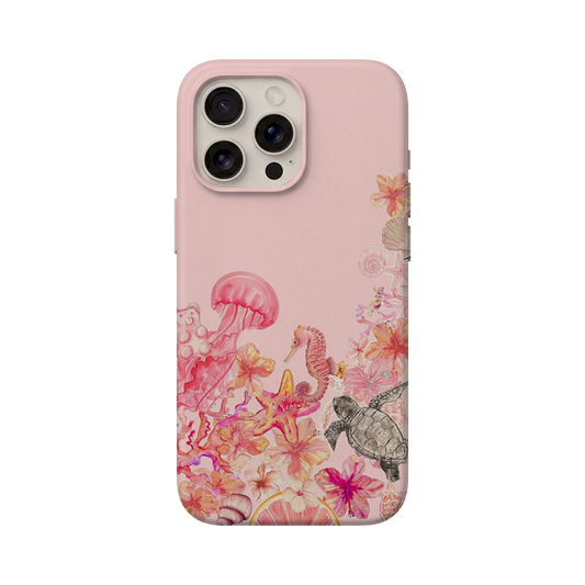 BERNZ COMPANY "Coral Dream Bloom" Tasarım Telefon Kılıfı - Okyanus Serisi