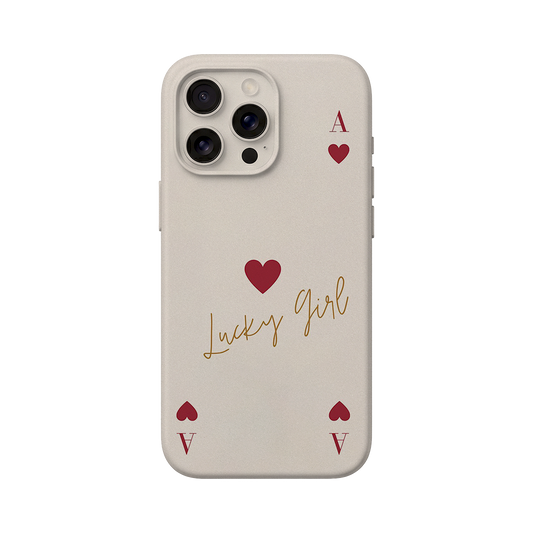 BERNZ COMPANY "Lucky Ace Hearts" Tasarım Telefon Kılıfı - Şans Serisi Serisi