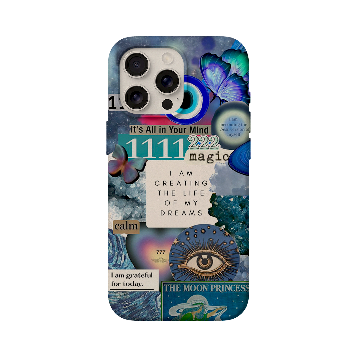 BERNZ COMPANY "Mystic Moon Manifest" Tasarım Telefon Kılıfı - Mistik Kolaj Serisi