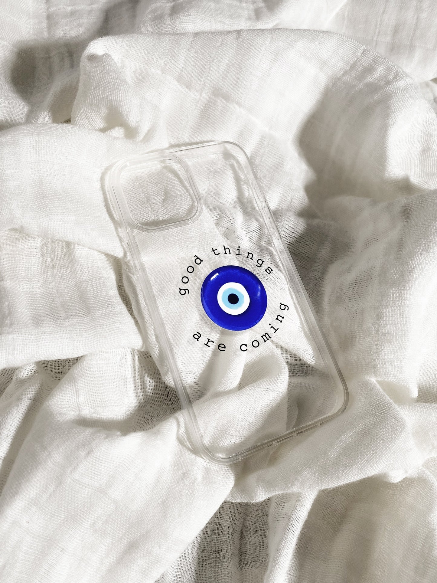 BERNZ COMPANY "Good Vibes Eye" Tasarım Telefon Kılıfı - Nazar Serisi