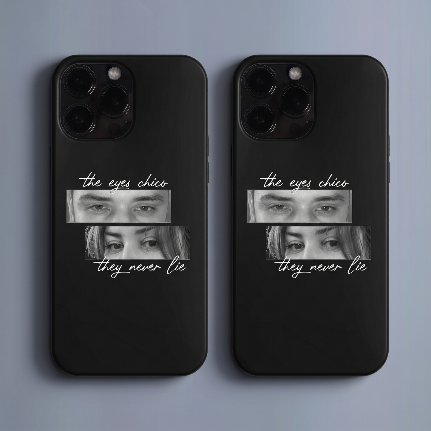 "The Eyes Chico" Tasarım Couple Telefon Kılıfları - Scarface Serisi
