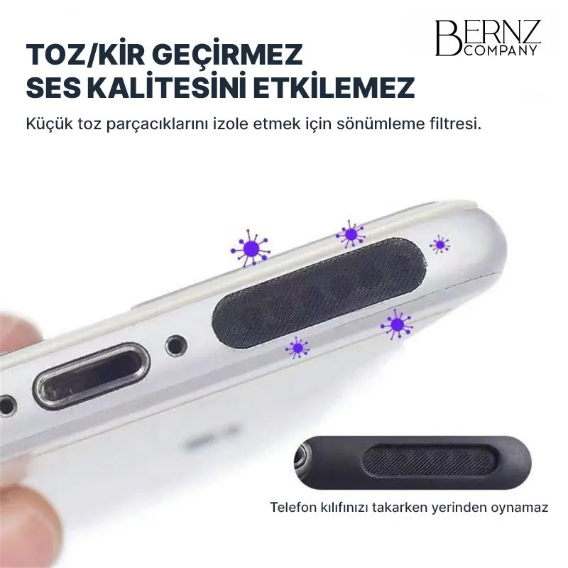 Telefon Hoparlör Koruyucu - 2 adet  Toz Geçirmez Hoparlör Koruyucusu