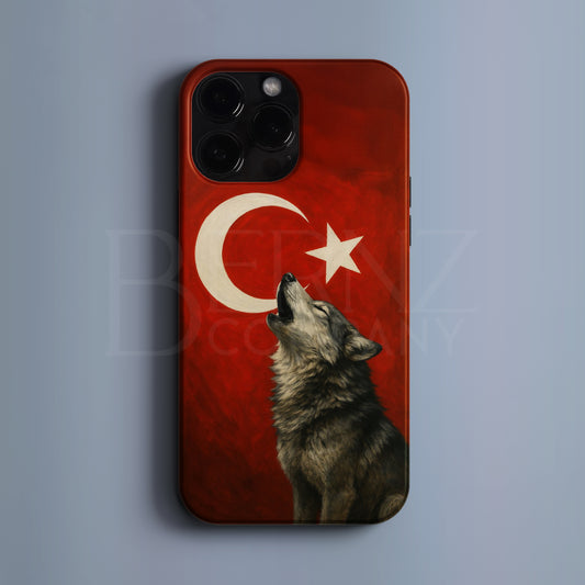 'Anatolian Wolf' Tasarım Telefon Kılıfı - Türk Serisi