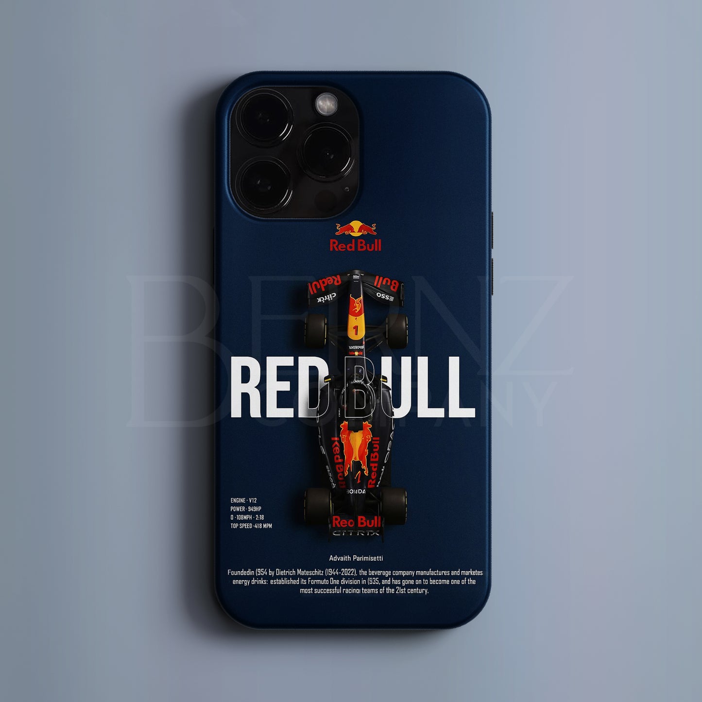 ‘Redline Apex' Tasarım Telefon Kılıfı - F1 Serisi