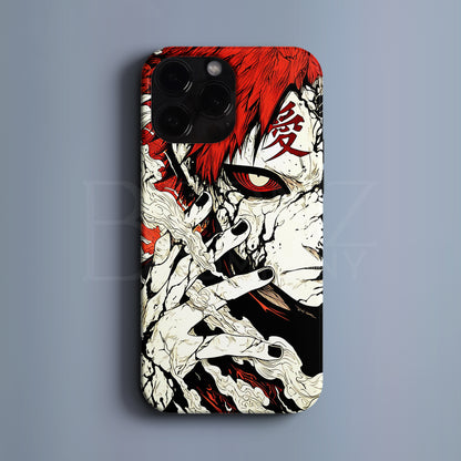 'Gaara – Shukaku Sand Rage' Tasarım Telefon Kılıfı - Anime Serisi