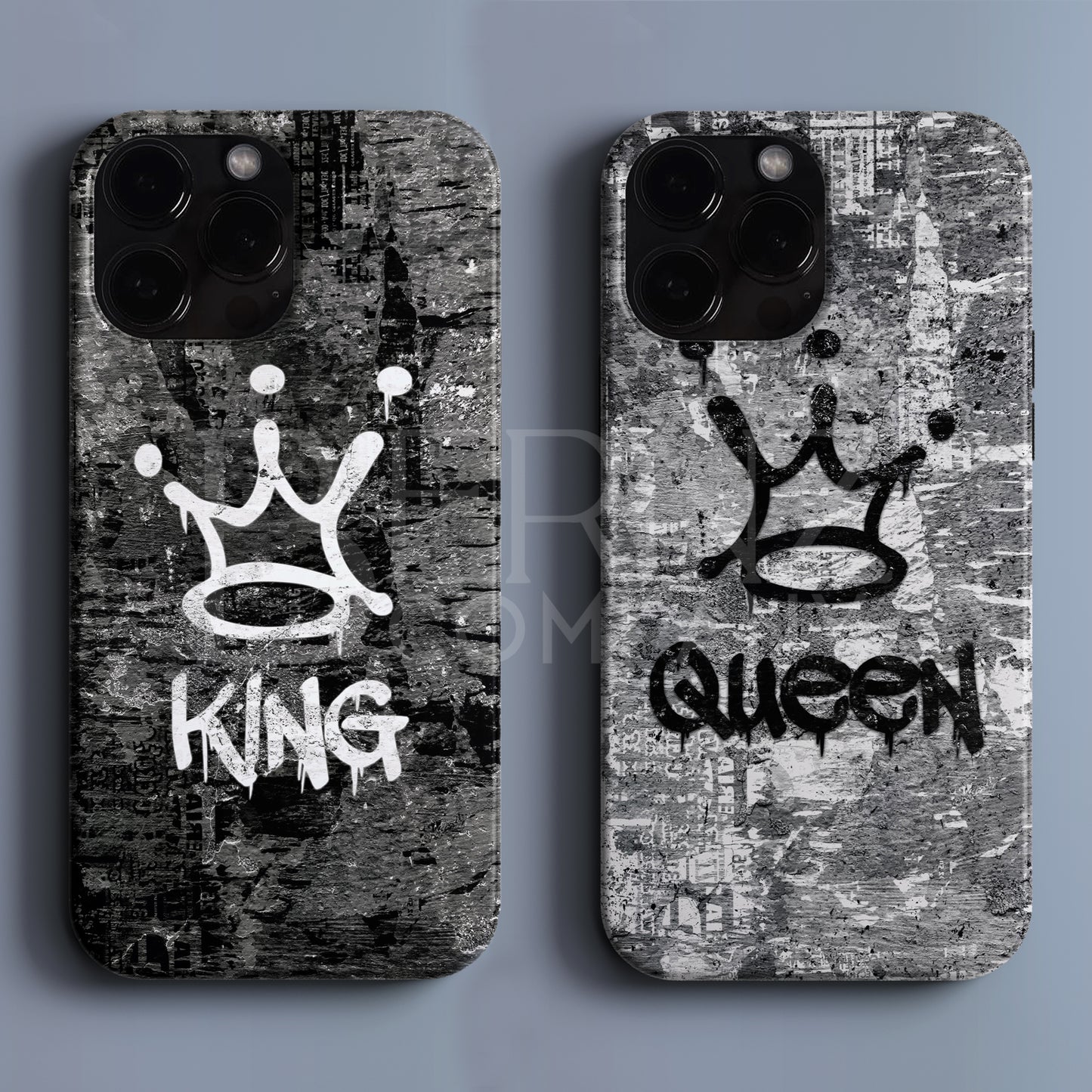 'King&Queen' Couple Tasarım Telefon Kılıfı