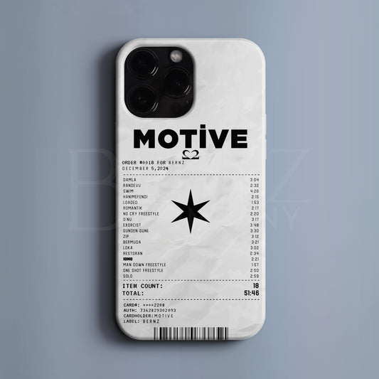 'Concert Ticket for Motive' Tasarım Telefon Kılıfı BERNZ COMPANY