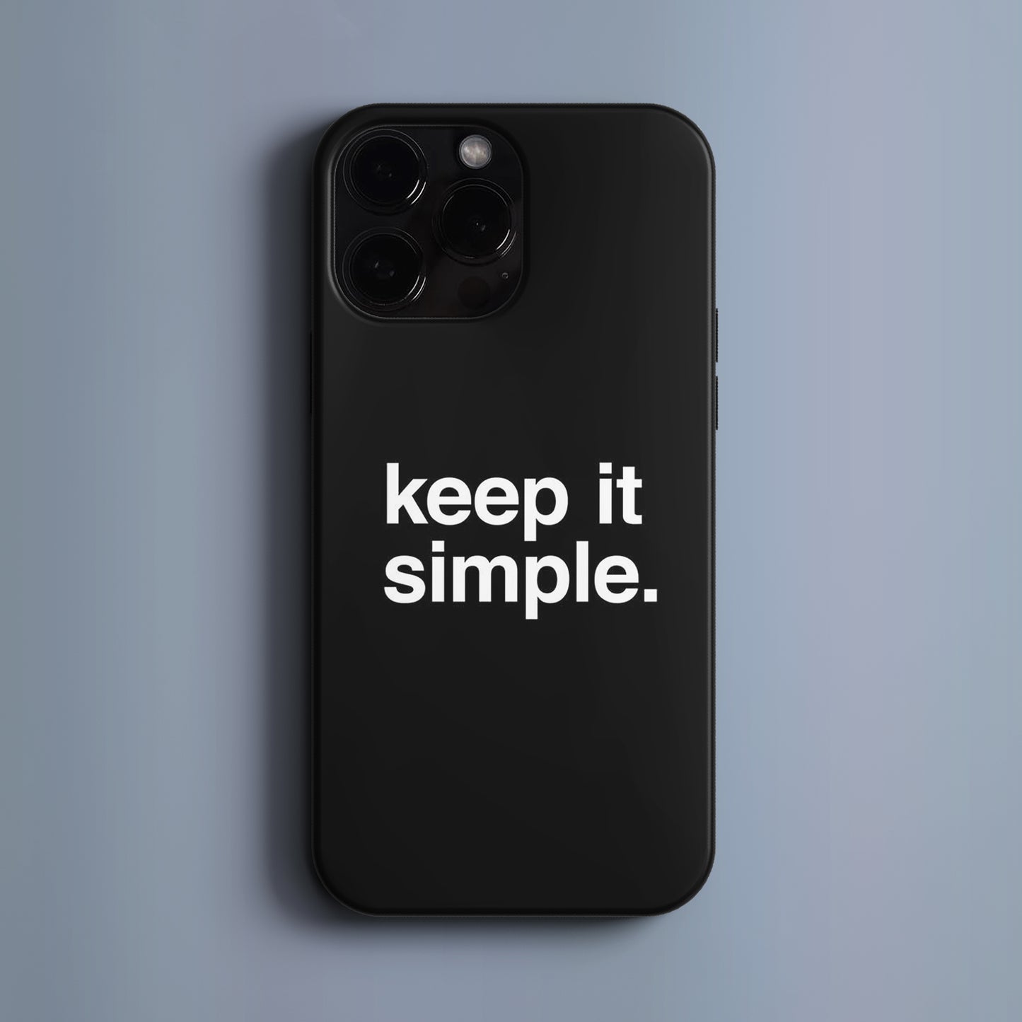 'Keep it simple: Dark' Tasarım BERNZ COMPANY