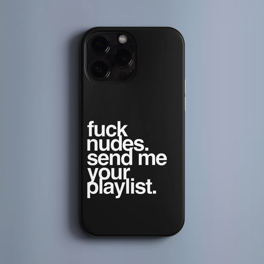 'Send me your playlist: Dark' Tasarım Telefon Kılıfı BERNZ COMPANY