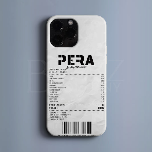 'Concert Ticket for Pera' Tasarım Telefon Kılıfı - BERNZ COMPANY