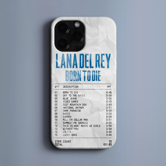 'Concert Ticket for LANA DEL REY' Tasarım Telefon Kılıfı