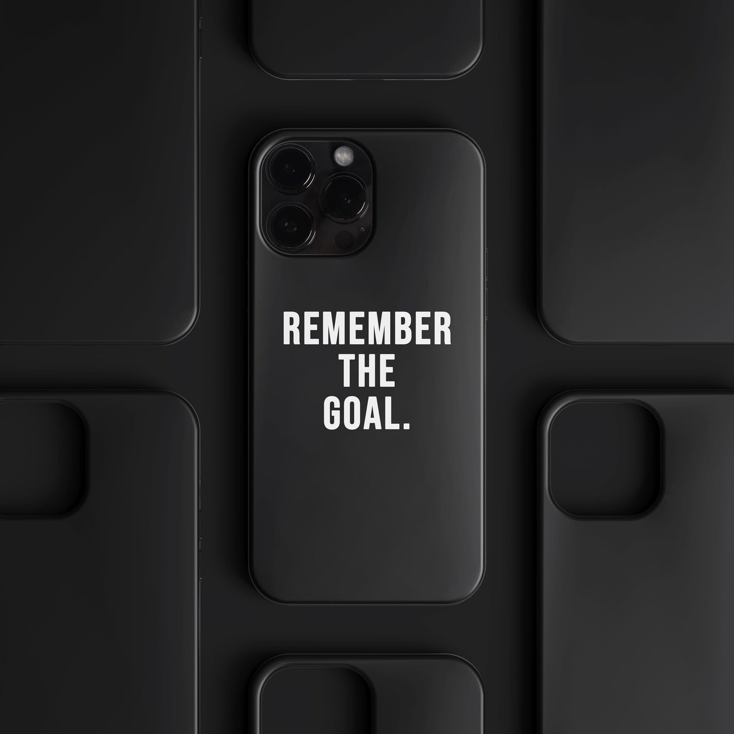 'Remember the goal' Tasarım Telefon Kılıfı - Motivasyon