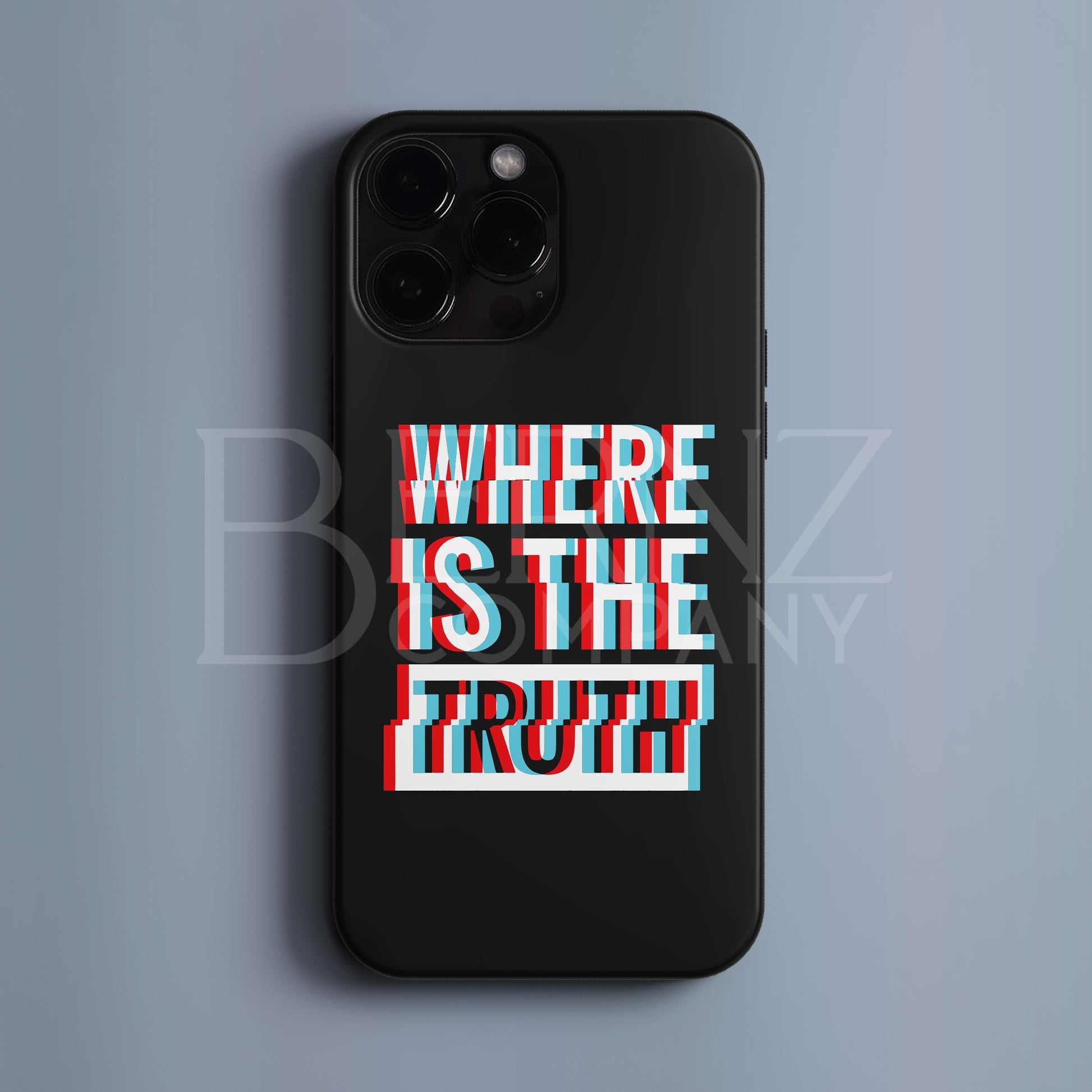 'Where is the Truth?' Tasarım Telefon Kılıfı BERNZ COMPANY