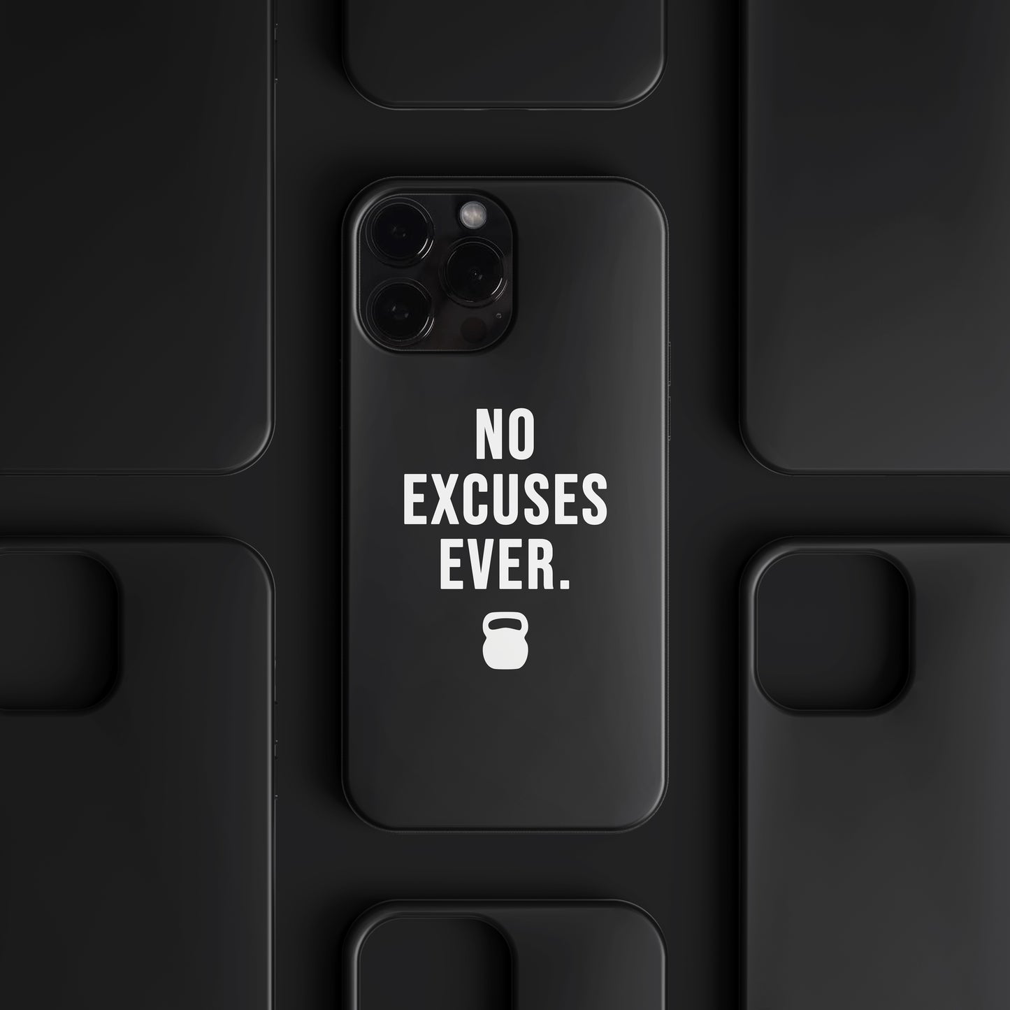 'No Excuses Ever' Tasarım Telefon Kılıfı - Motivasyon