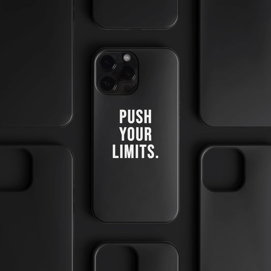 'Push Your Limits' Tasarım Telefon Kılıfı - Motivasyon