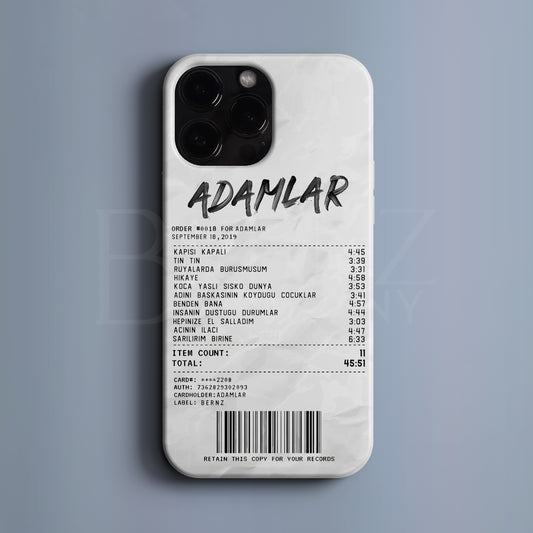 'Concert Ticket for ADAMLAR' Tasarım Telefon Kılıfı