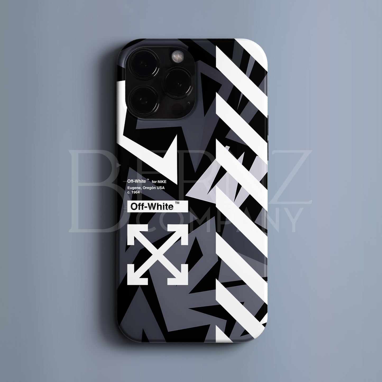 ‘OFF WHITE: Gray Mosaic’ Tasarım Telefon Kılıfı