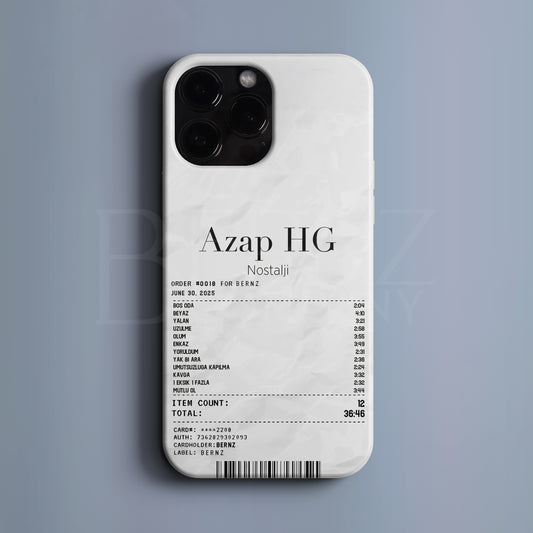 'Concert Ticket for Azap HG' Tasarım Telefon Kılıfı