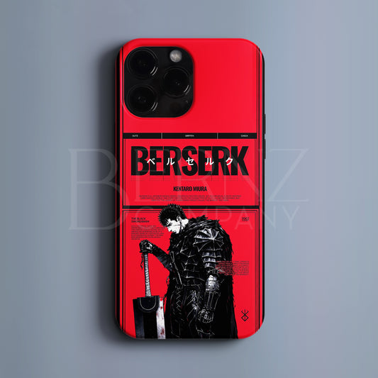 BERNZ "Berserk Manga Hero" Tasarım Telefon Kılıfı – BERSERK SERİSİ