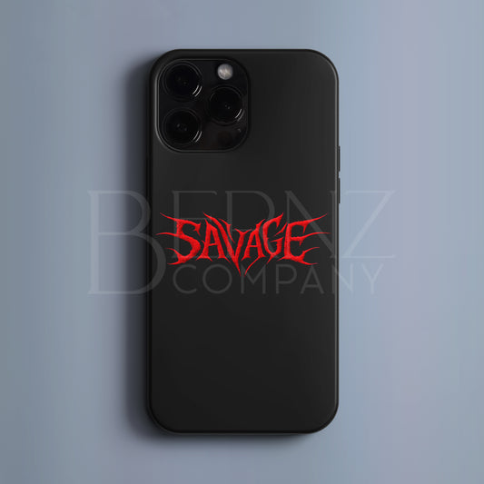 BERNZ "Savage Red Logo" Tasarım Telefon Kılıfı – BERSERK SERİSİ