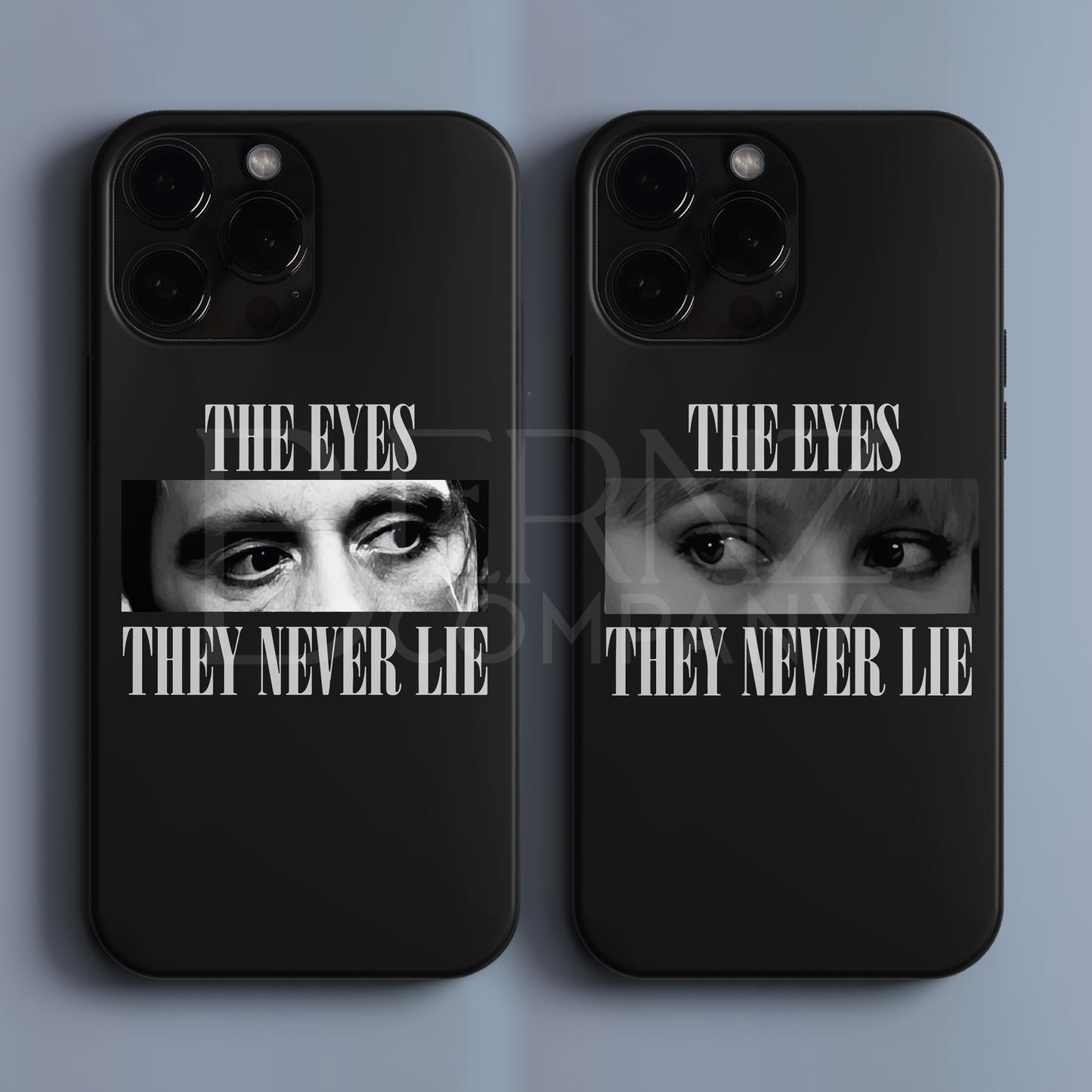 'The Eyes' Couple Tasarım Telefon Kılıfı